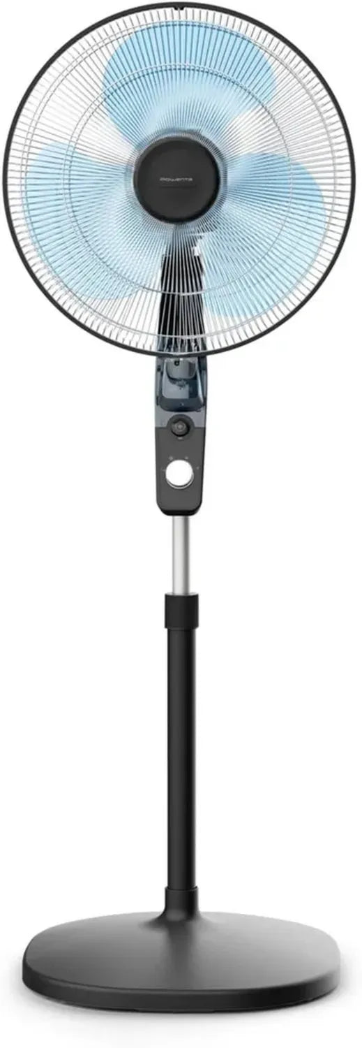 Ventilateur Rowenta sur Pied Anti-Moustiques, Compact et Performant, 3 Vitesses, Oscillation Automatique, Modèle Essential+ VU4420F2